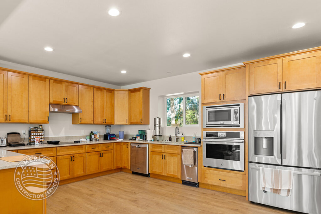 Kitchen remodel by American Construction Services, Corp.